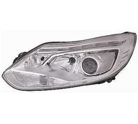 Phare Avant Xénon LED pour Ford Focus 2011-2013 Chrome Gauche