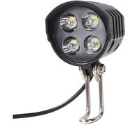 Phare avec Klaxon Trottinette Electrique avec Interrupteur d'éclairage 12W Lampe Avant pour Trottinette Multicolore KLAXON