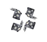 Phare Ballast HID Xenon Plaque Guidage Lumière Puce Voiture pour BMW Série 5 F10 F18 2010 - 2013, Ballast Blanche, Œil d'ange Pièce Rechange, Phare Jour(4piece A Pair)