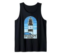 Phare bleu. Sentinelle du paysage marin. Débardeur