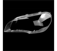 Phare Boîtier Transparent Compatible avec BMW pour X5 2007 2008 2009-2013 Couvercle de phare avant de voiture lentille transparente phares lampe couvercle de lampe coque de lampe(A Pair)