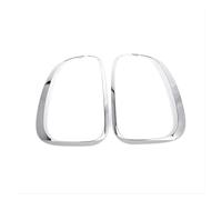 Phare Boîtier Transparent pour R60 2011-2016 Voiture Avant Arrière Cadre De Lampe Garniture De Phare Anneau Remplacement Arrière Entourage Couverture Garnitures(Chrome Rear Trim)