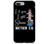Phare chrétien Jésus Dieu - Laissez votre lumière briller Coque pour iPhone 7 Plus/8 Plus