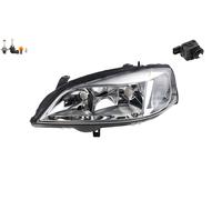 Phare Compatible Avec Opel Astra G 98-05 Gauche + Ampoule Avec Moteur De Réglage
