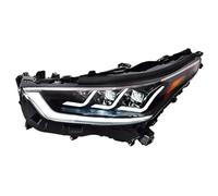 Phare Coque Couvercle Ensemble De Phares De Voiture LED, Kit D'accessoires De Lentille Bifocale Pour Highlander Pour Couronne Pour Kluger 2021 Voiture Phares Avant Lentille Coque(For Standard)