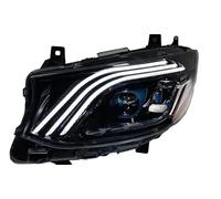 Phare Coque Couvercle Lampe Frontale Phare LED Phares DRL Clignotant Feux De Route Pour Mercedes Pour Benz Pour Sprinter 2018-2023 Voiture Phares Avant Lentille Coque(LHD)