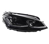 Phare Coque Couvercle Lampe Frontale Phare LED Phares DRL Clignotant Feux De Route Pour VW Pour Golf 7 Pour MK7 Pour GTI 2013-2017 Voiture Phares Avant Lentille Coque(SLIVER Full LED,LHD)