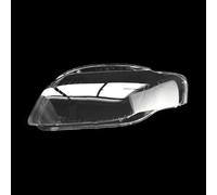 Phare Coque Verre Couverture Compatible Avec A4 B7 2006 2007 2008 Couvercle Phare Voiture Lentille Abat-jour En Verre Coque Brillante Accessoires Remplacement(Left)