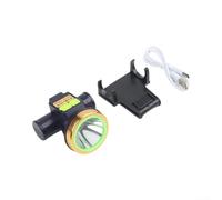Phare de casque de soudage rechargeable par USB avec 3 modes, lampe LED haute luminosité pour casque à obscurcissement automatique, angle réglable à 90° (lampe frontale + boucle)