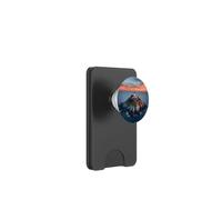 Phare de l'île au Coucher du Soleil, scène de Paysage océanique côtier PopSockets PopWallet pour MagSafe