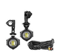 Phare De Moto Ampoules LED Auxiliaires Antibrouillard Moto Feux Jour DRL Pour BMW R1200GS F800GS F700GS F650 K1600(Lamp and Wire)