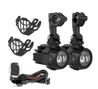 Phare De Moto Ampoules LED Auxiliaires Antibrouillard Moto Feux Jour DRL Pour BMW R1200GS F800GS F700GS F650 K1600(Set Relay)