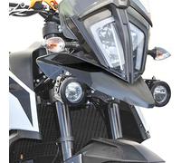 Phare de moto avant roue garde-boue bec Extension nez cône garde Extender couverture capot support carénage pour K.T.M 390 Adv 390 ADV 2019-2023 790 ADV 790 Adventure 2019-2021 (Noir)