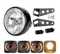 Phare de moto de 7 pouces, projecteurs à LED, projecteur de moto, feux de clignotant avant avec support de montage