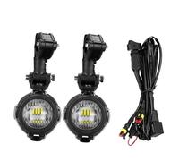 Phare De Moto Ensemble Feux Auxiliaires Moto Antibrouillard LED Pour BMW R1250GS Pour ADV F800GS R 1250 GS LC Pour MT07 Pour MT09(Light and wire)