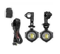 Phare De Moto Kit Feux Brouillard Auxiliaires LED 40 W 6000 K Ampoules DRL Pour BMW K1600 R1200G(Lamp and Relay Wire)