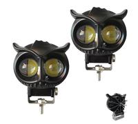 Phare de moto - Motorcycle imperméable Lumière auxiliaire | Lampe motrice du spot LED | Robuste Design Owl Headlight pour voiture, camion, SUV, VTT, tracteur, bateau et vélo de rue