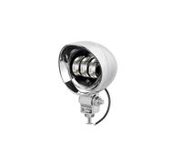 Phare De Moto Phare Avant LED Moto Projecteur Blanc Jaune Yeux D'ange Halo Pour Suzuki Pour Cafe Racer Pour Softail Pour Bobber Pour Chopper(1piece No Halo Ring)