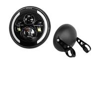 Phare De Moto pour Kawa&saki Phare De Moto Universel De 7,5 Pouces Phare Rond De 7 Pouces(7.5 All Set C)