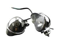 Phare de moto Pour Suzuki Pour Kawasaki Pour BMW Ampoule Phare Avant Moto Chromée 2 Pièces Spot Lumineux Antibrouillard Lampe Conduite 12V