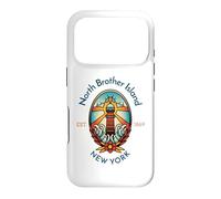 Phare de North Brother Island, New York Coque pour iPhone 17 Pro