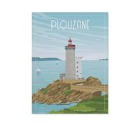 Phare de Plouzané，Puzzles pour Adultes Puzzle 1000 Pièces pour Adolescents Adultes Jeux De Puzzles Amusants uzzle en Papier Cadeaux De Noël Et d'anniversaire（50x70cm）-BN19