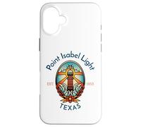 Phare de Point Isabel, Texas Coque pour iPhone 16 Plus