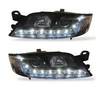 Phare De Projecteur LHD LED DRL Dragon Pour Vauxhall Vectra 1999-2002 Noir