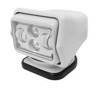 Phare de recherche pour bateaux, phare de travail à LED, télécommande, phare supplémentaire 12 V pour véhicules hors route, camping, marine avec puissance de 60 W, 8000 lumens, portée de 600 mètres