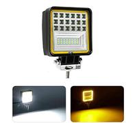 Phare De Travail Auxiliaire LED 12-24V 126W Blanc Orange DRL + Feu Antibrouillard Faisceau Combiné Pour Voiture VTT Camion Agricole Utilitaire 4x4