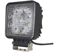 Phare de travail carre 9 led 27 watts 1700 lumens IP67