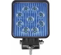 PHARE DE TRAVAIL CARRE LED 10/30V 27W 250 LUMENS BLEU FAISCEAU LARGE - SODIFLASH - 79699