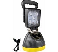 Phare de travail carré LED rechargeable 15W 1000lm avec poignée - SODIFLASH - 79694