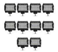 Phare de Travail LED 12V 72W 4" Projecteur LED Lampe de Travail 7200LM