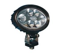 Phare de travail ovale led 10/30v 12w 2000 lumens faisceau large/boîtier carbone CEA - 79730