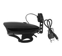 Phare De Vélo Avec Sonnette De Vélo Super Forte, Étanche, 3 Modes, Rechargeable Par Usb, 120 Db