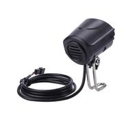 Phare de vélo LED MXZZAND - étanche et durable - avec klaxon - 36-60V - noir