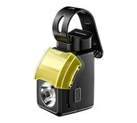 Phare de vélo - Rechargeable par USB - Étanche - Blanc | Modes d'éclairage haute luminosité, charge rapide de type C, design étanche, éclairage blanc et jaune prêt aux intempéries