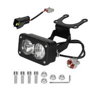 Phare de vélo universel d'extérieur avec prise E à 3 broches 20 W - Connexion Plug and Play - Large plage de tension pour tous les amateurs de cyclisme (blanc, 7,7 x 4,5 cm)
