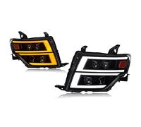 Phare de voiture Compatible Pour Pajero V93 V97 2005-2021, mise à niveau, lampe LED modifiée, clignotant dynamique, accessoires de voiture DRL