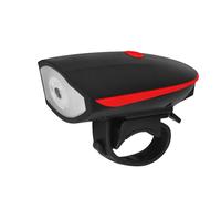 Phare De Vtt 3w 240lm Xpg, Sonnette Larm, Lampe De Poche Avant De Vélo Rechargeable Par Usb Avec Klaxon, Équipement De Cyclisme