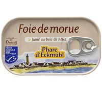 Phare d'Eckmül Foie de Morue Fumé au Bois de Hêtre Bio 121 g