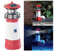 Lunartec Phare décoratif solaire 27 cm avec LED
