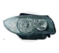 phare design D, noir E87, 04->> Pour BMW 1-Serie (E81/E87/E82/E88) 07-11 , Infos complémentaires: Côté d'assemblage: droite