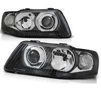Phare design pour Audi A3 (8L) Facelift 00-03, noir, ne convient pas aux véhicules avec xénon d'usine