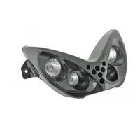 Phare double optique noir à 4 lampes halogènes TNT scooter MBK 50 Nitro tuning