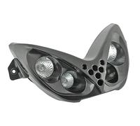 Phare double optique noir à 4 lampes halogènes TNT scooter MBK 50 Nitro tuning