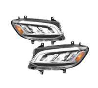 Phare Droit Côté Passager Compatible Avec Benz Pour Sprinter 2019 2020 2021 2022 2023 Bloc Optique Avant Modifié Configuration Haute Performance Feux Jour DRL Accessoires Automobiles