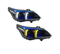 Phare Droit Côté Passager Compatible Avec La Série 5 Pour E60 2003 2004 2005 2006 2007 2008 2009 2010 Modification De L'ensemble Des Phares Feux De Position Diurnes Bicolores Clignotants