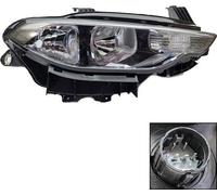Phare droit Fiat Egea 2015+ réglage électrique, cadre chromé | 51984489, 52094990